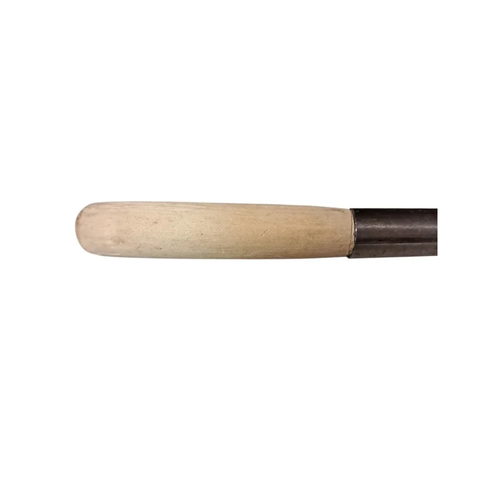 Vintage WOK Ladle unbranded , Stainless with wood‎ 13